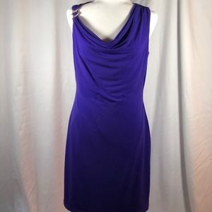 Purple Formal Dress w/ Rhinestone Accent